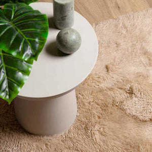 Beiger Shaggy Teppich NAVARRA 200x290 cm