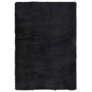 Schwarzer Shaggy Teppich NAVARRA 200x290 cm