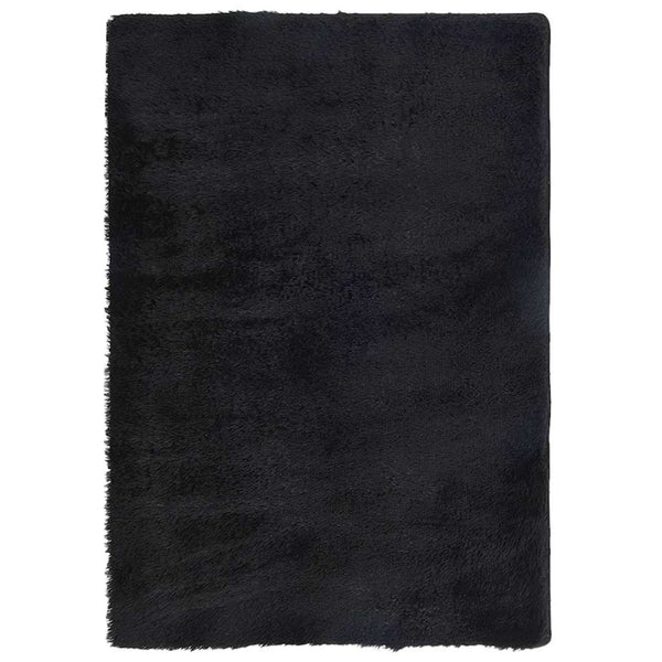Schwarzer Shaggy Teppich NAVARRA 200x290 cm