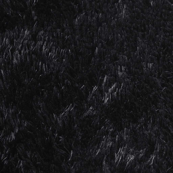 Schwarzer Shaggy Teppich NAVARRA 200x290 cm