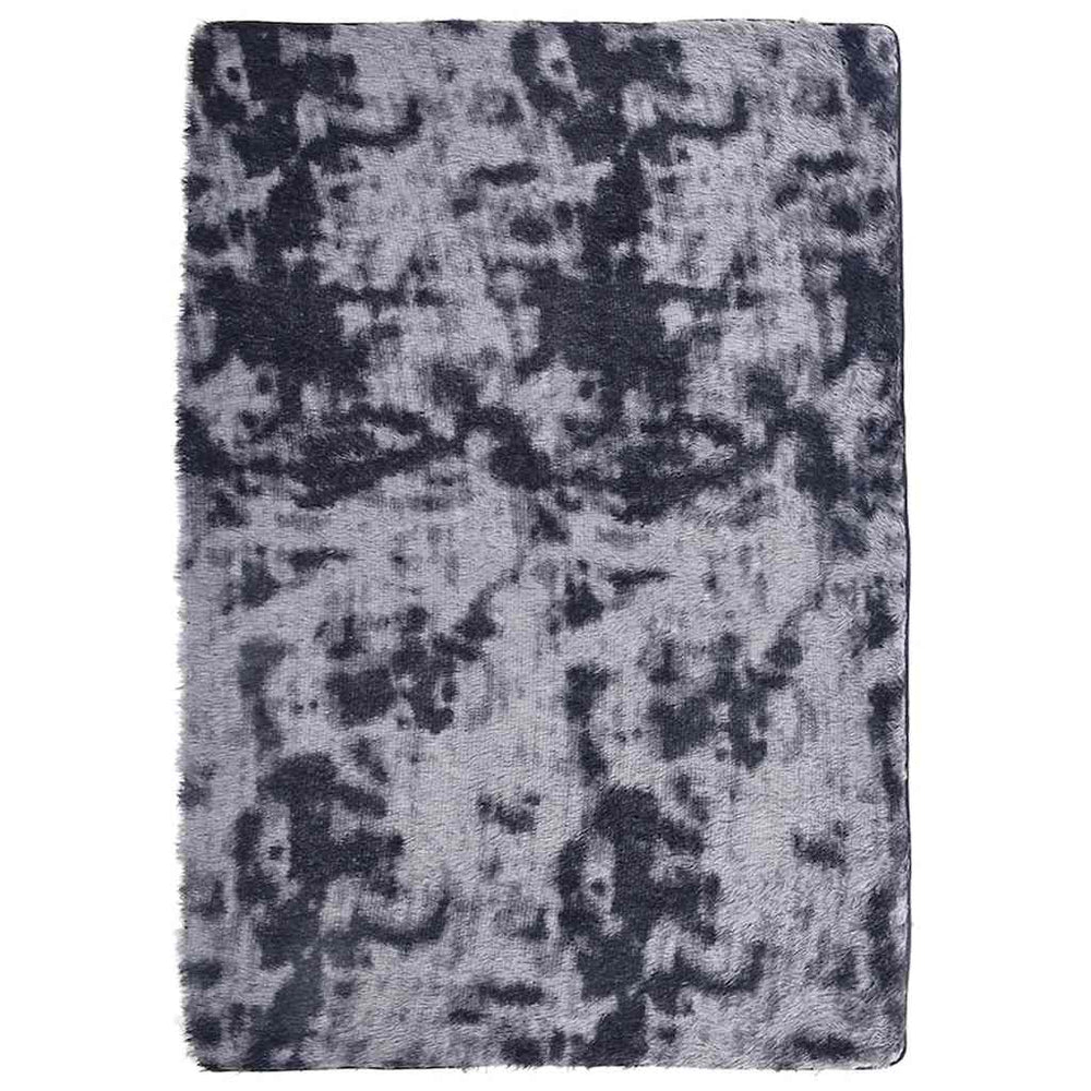 Dunkelgrauer Shaggy Teppich 200x290 cm