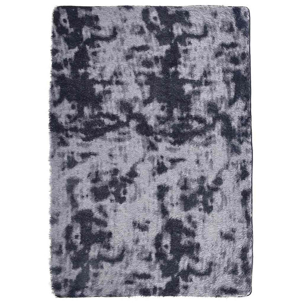 Dunkelgrauer Shaggy Teppich 200x290 cm