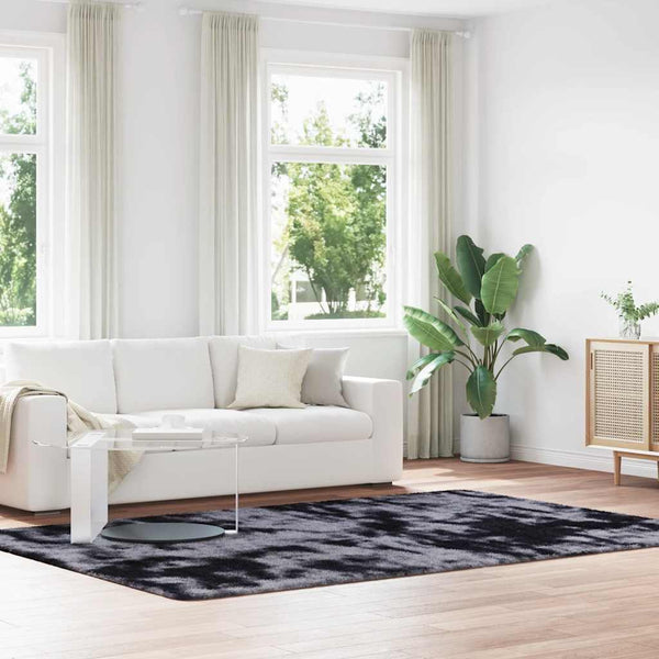 Dunkelgrauer Shaggy Teppich 200x290 cm