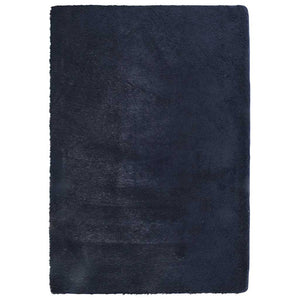 Marineblauer Shaggy Teppich 200x290 cm