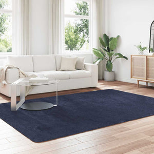 Marineblauer Shaggy Teppich 200x290 cm