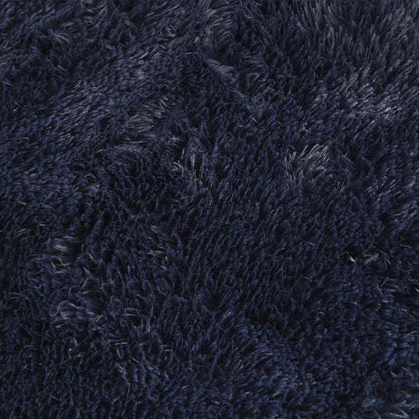 Marineblauer Shaggy Teppich 200x290 cm