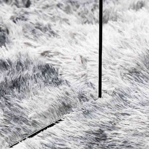 Shaggy Teppich Silbergrau 200x290 cm