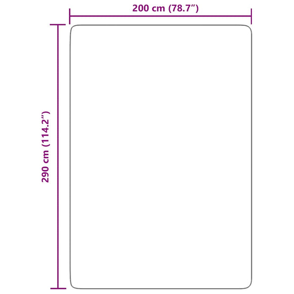 Shaggy Teppich Silbergrau 200x290 cm