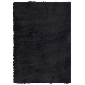 Schwarzer Shaggy Teppich NAVARRA 240x340 cm