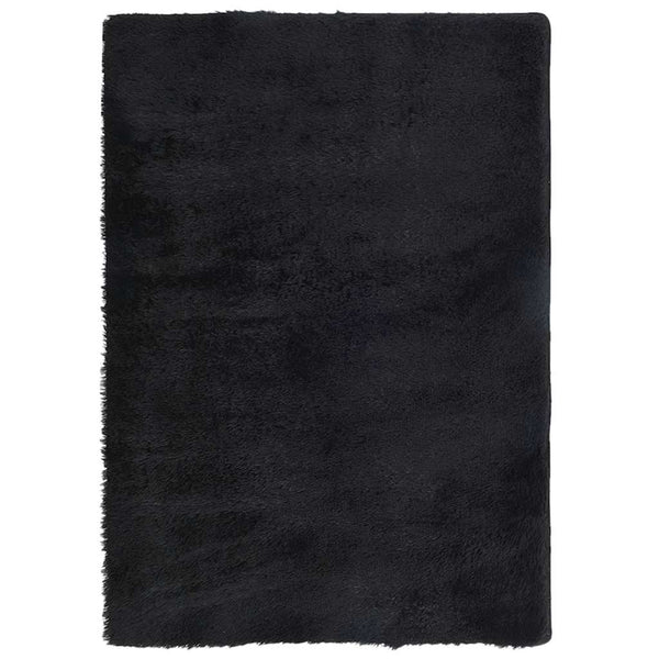 Schwarzer Shaggy Teppich NAVARRA 240x340 cm