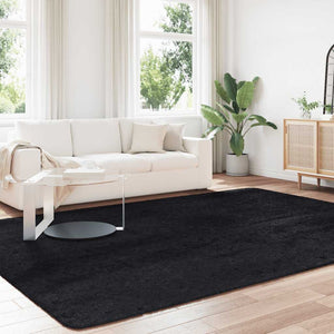 Schwarzer Shaggy Teppich NAVARRA 240x340 cm