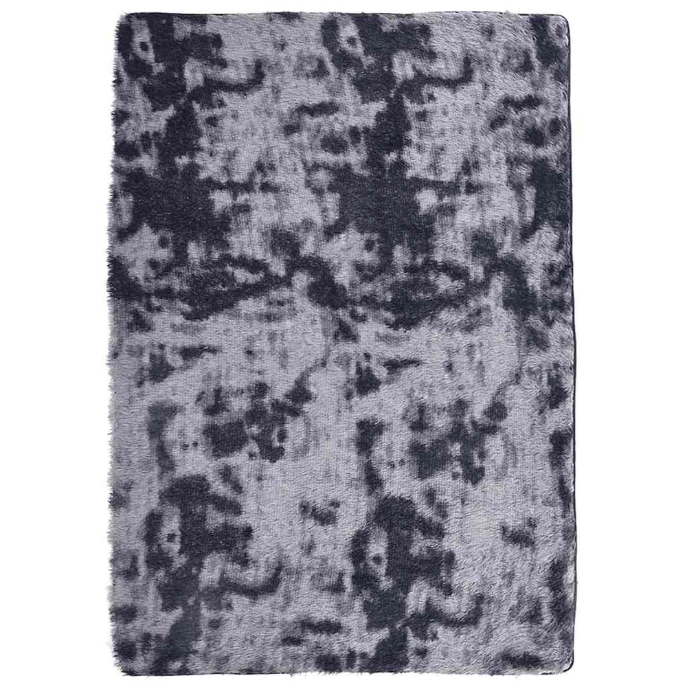 Dunkelgrauer Shaggy Teppich 240x340 cm