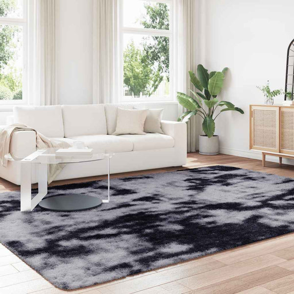 Dunkelgrauer Shaggy Teppich 240x340 cm