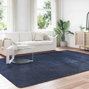 Marineblauer Shaggy Teppich 240x340 cm