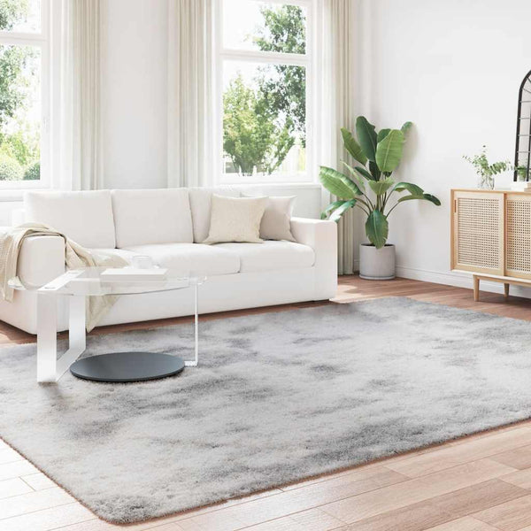 Shaggy Teppich Silbergrau 240x340 cm
