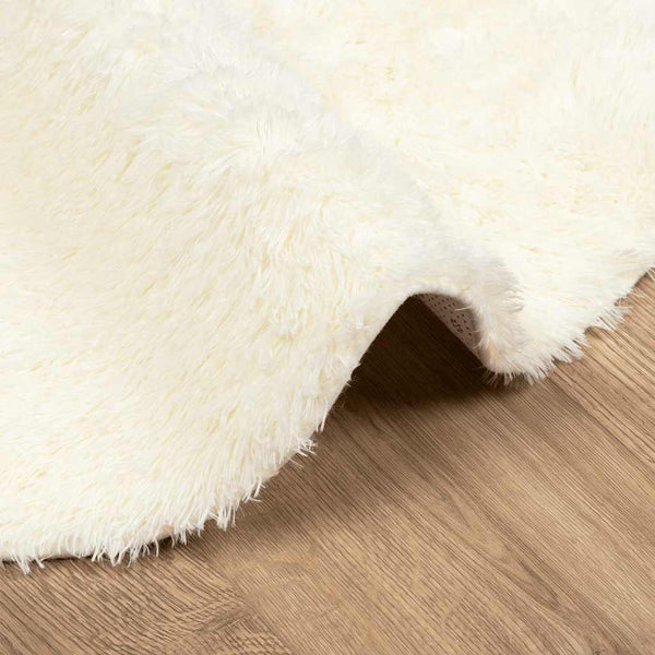 Shaggy Teppich NAVARRA Creme 100x100 cm