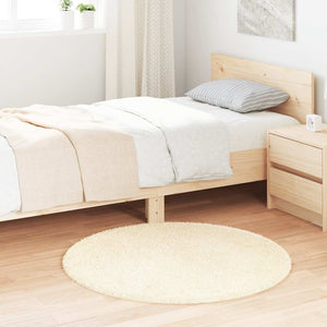 Shaggy Teppich NAVARRA Creme 100x100 cm