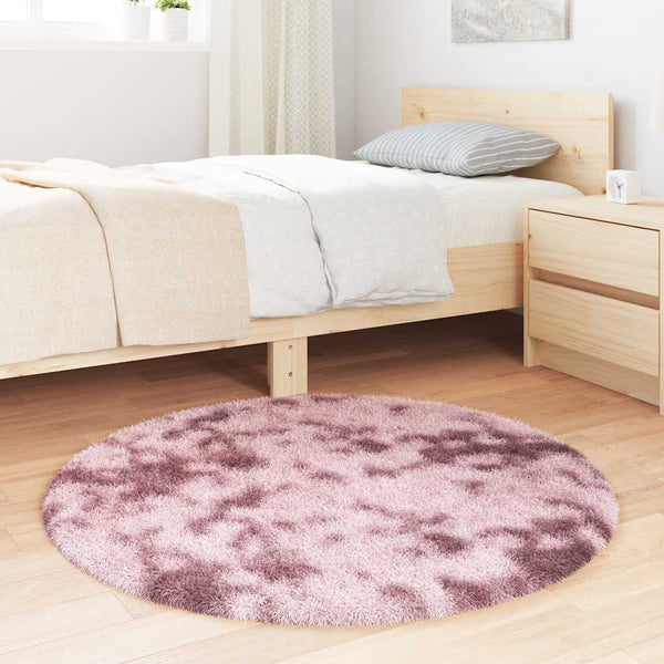 Shaggy Teppich NAVARRA Altrosa 100x100 cm