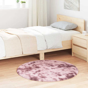 Shaggy Teppich NAVARRA Altrosa 100x100 cm