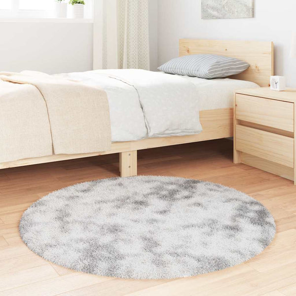 Shaggy Teppich NAVARRA Silbergrau 100x100 cm