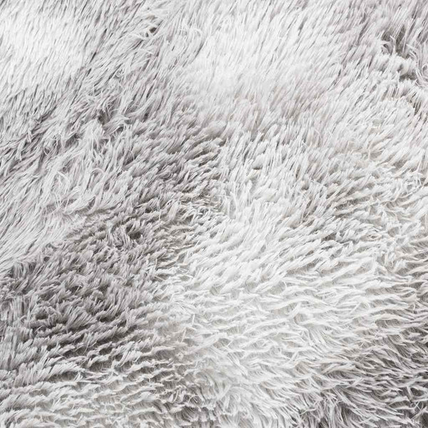 Shaggy Teppich NAVARRA Silbergrau 100x100 cm