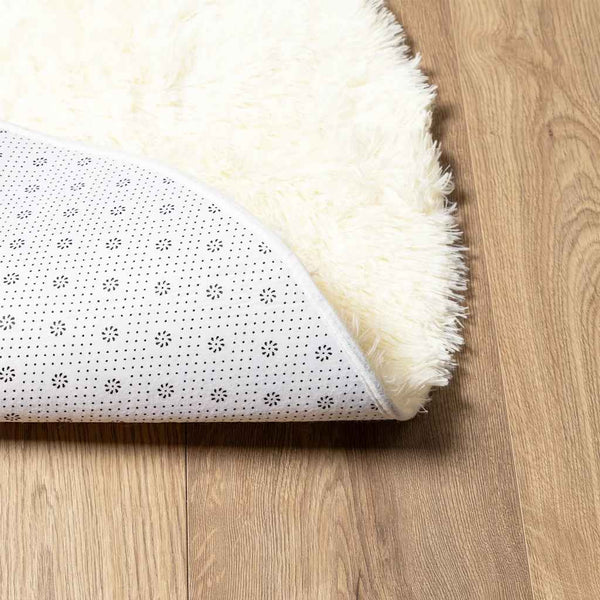 Shaggy Teppich NAVARRA Creme 120x120 cm