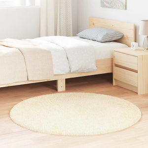 Shaggy Teppich NAVARRA Creme 120x120 cm