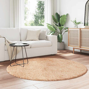 Shaggy Teppich NAVARRA Beige 160x160 cm