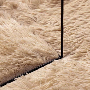 Shaggy Teppich NAVARRA Beige 160x160 cm