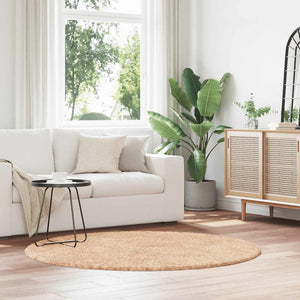 Shaggy Teppich NAVARRA Beige 160x160 cm