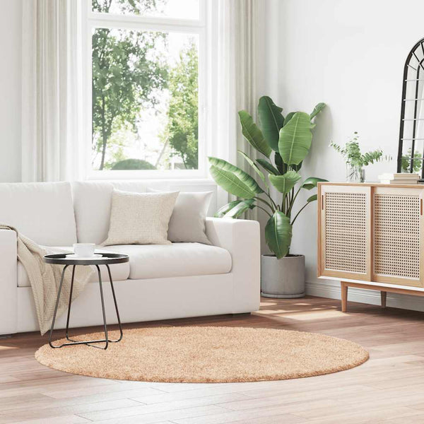 Shaggy Teppich NAVARRA Beige 160x160 cm