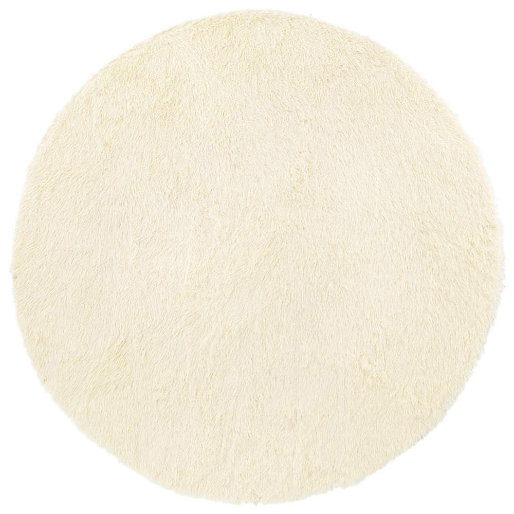 Shaggy Teppich Creme 160x160 cm