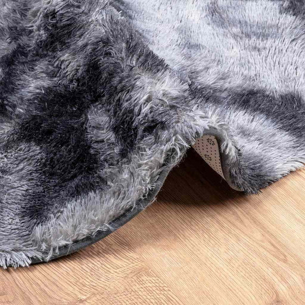 Shaggy Teppich Dunkelgrau 160x160 cm