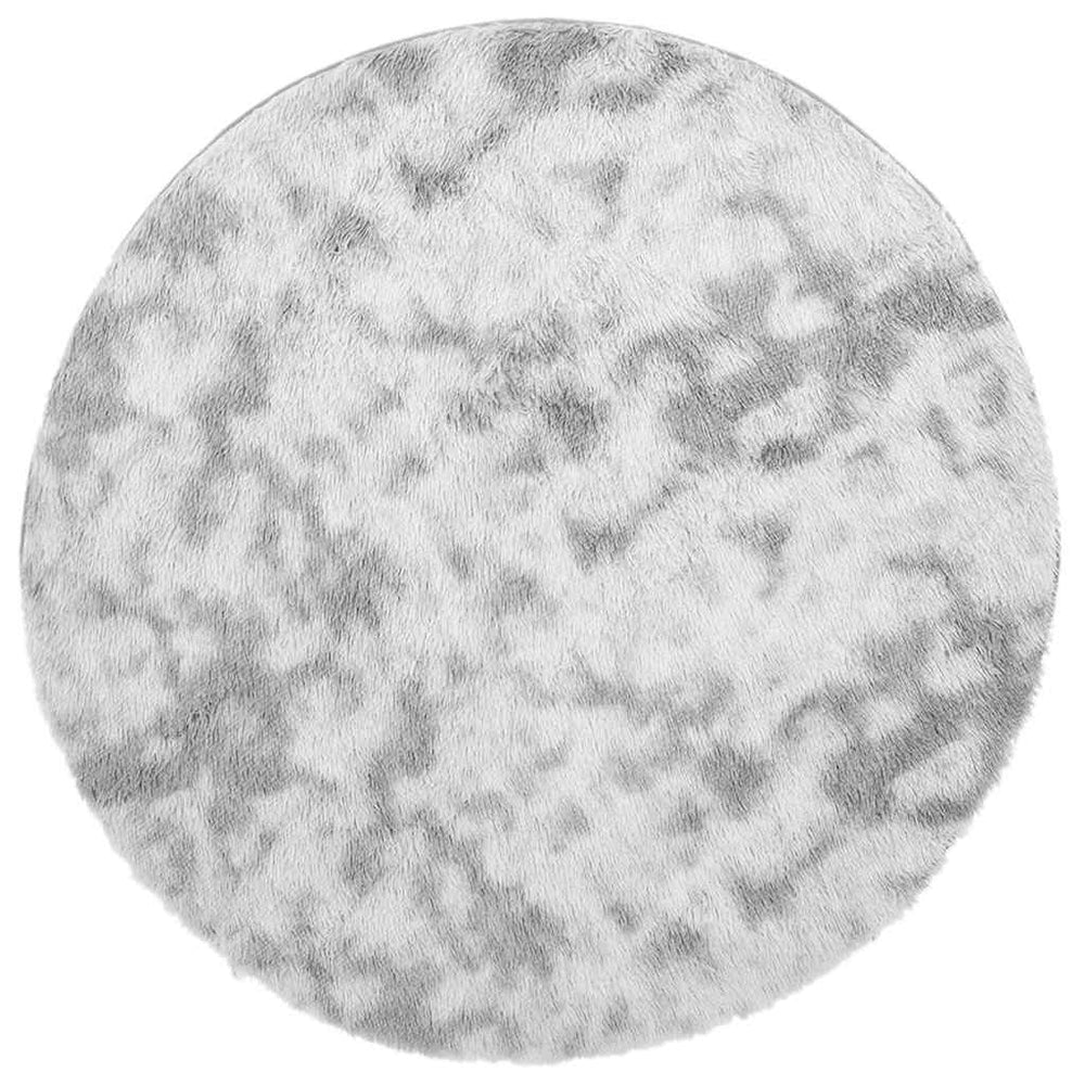 Shaggy Teppich Silbergrau 160x160 cm