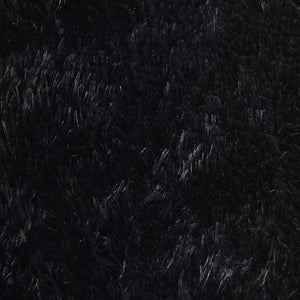 Schwarzer Shaggy Teppich NAVARRA 200x200 cm
