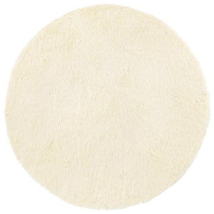 Shaggy Teppich Creme 200x200 cm