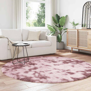 Shaggy Teppich Altrosa 200x200 cm
