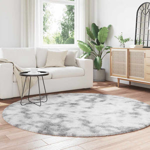 Shaggy Teppich NAVARRA Silbergrau 200x200 cm