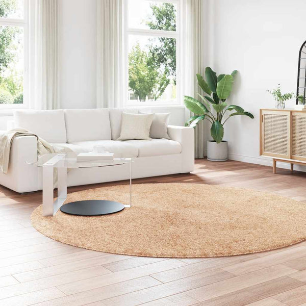 Shaggy Teppich NAVARRA Beige 240x240 cm