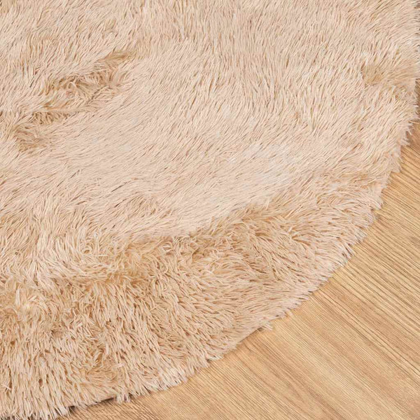 Shaggy Teppich NAVARRA Beige 240x240 cm