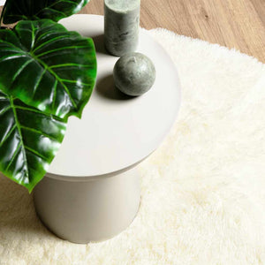 Shaggy Teppich NAVARRA Creme 240x240 cm