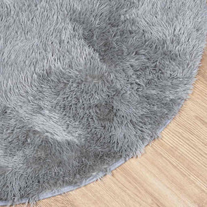 Shaggy Teppich Hellgrau 240x240 cm