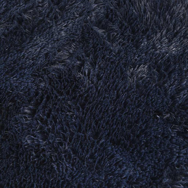 Marineblauer Shaggy Teppich 240x240 cm