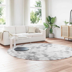 Shaggy Teppich Silbergrau 240x240 cm