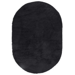 Schwarzer Shaggy Teppich NAVARRA 300x200 cm