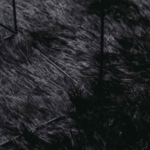 Schwarzer Shaggy Teppich NAVARRA 300x200 cm