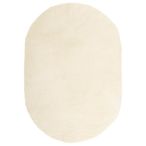 Shaggy Teppich Creme 300x200 cm
