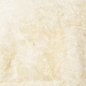 Shaggy Teppich Creme 300x200 cm
