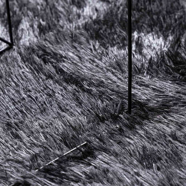 Shaggy Teppich Dunkelgrau 300x200 cm