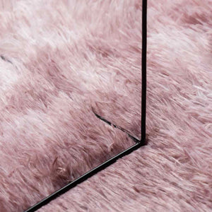 Shaggy Teppich Altrosa 300x200 cm